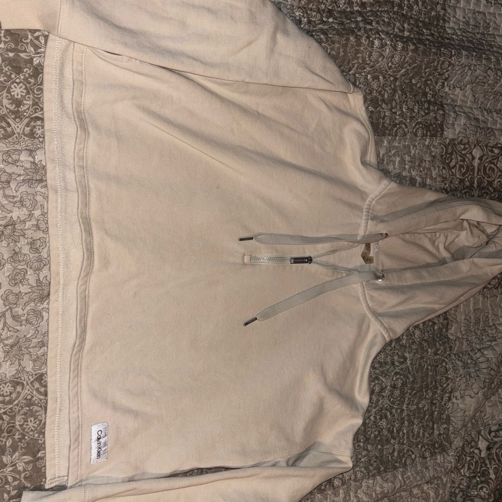 Calvin Klein women’s Beige Hoodie Sweater
